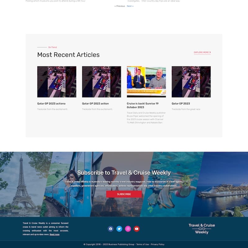 Travel & Cruise Weekly