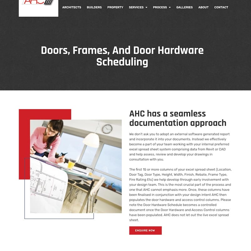 Architectural Hardware Consulting